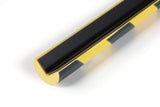 DURABLE Eckschutz gelb/schwarz 1000 mm – Magnetisches PU-Schaum Profil Typ C25R