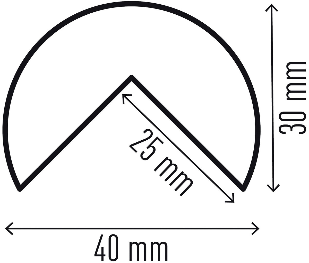 DURABLE Eckschutz gelb/schwarz 1000 mm – Magnetisches PU-Schaum Profil Typ C25R
