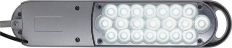 JAKOB MAUL Schreibtischleuchte LED Metall/Kunststoff weiß mit Tischklemme, 380 mm