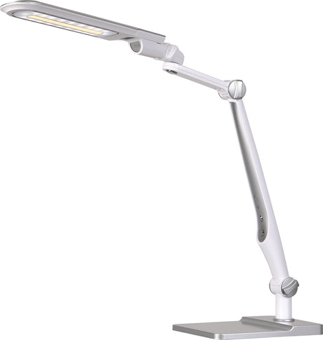 HANSA LED Schreibtischleuchte Multiflex – dimmbar, 3 Lichtfarben, mit Standfuß & Klemme