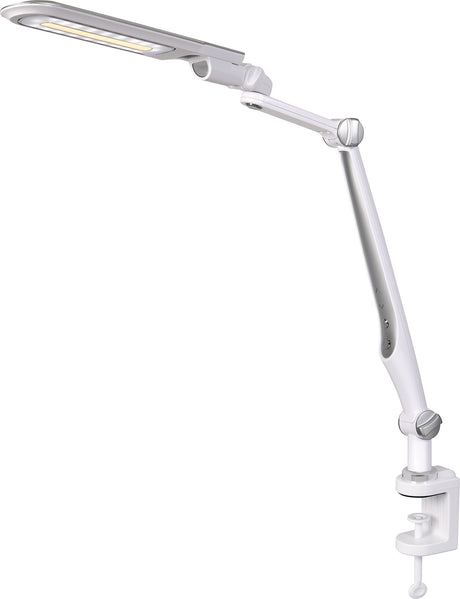 HANSA LED Schreibtischleuchte Multiflex – dimmbar, 3 Lichtfarben, mit Standfuß & Klemme