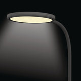 HANSA Schreibtischleuchte Horizon LED mit Standfuß und Wandmontage, 3-Stufen-Dimmer, 9W, warmweiß bis tageslichtweiß