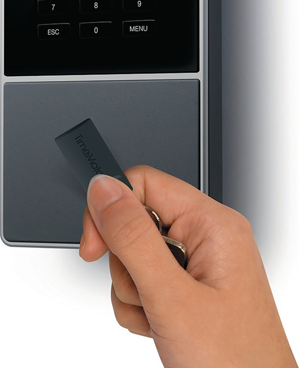 TIMEMOTO Zeiterfassungssystem TM-616 mit RFID-Scanner für bis zu 200 Mitarbeiter