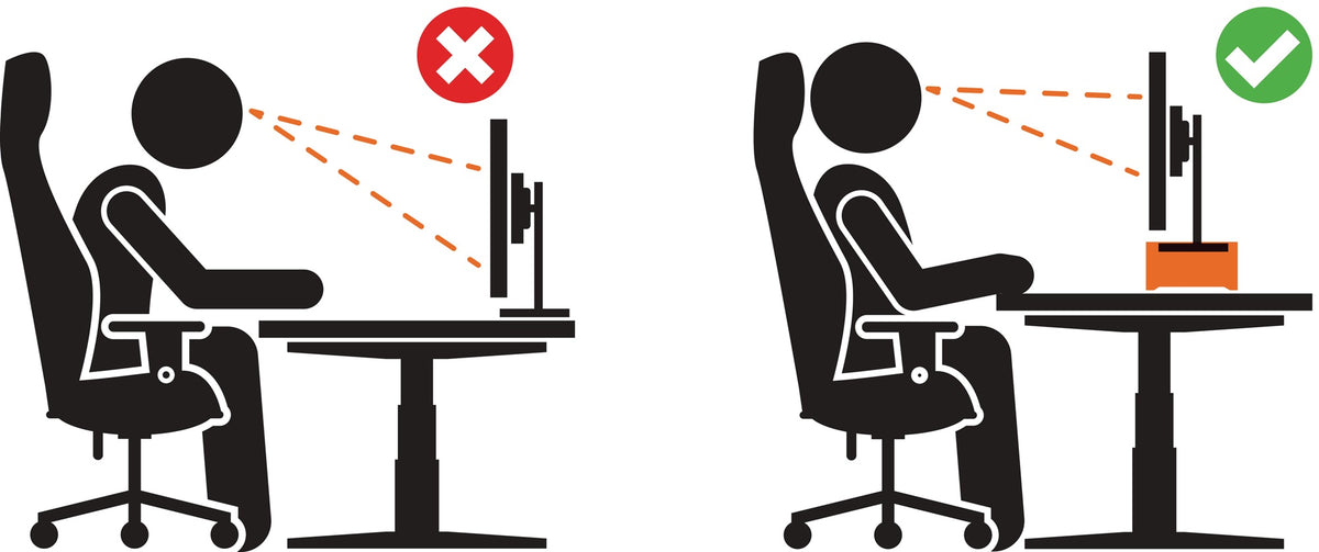 DURABLE Monitorständer höhenverstellbar anthrazit B496xH162mm – ergonomisch für Monitor & Laptop