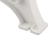 BLOME Parkbank Helgoland 3-Sitzer Kunststoff weiß 1500 mm für Garten und Terrasse