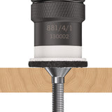 WERA Bithalter 881/4/1 SB 1/4 Zoll mit einstellbarer Einschraubtiefenbegrenzung, 200 mm