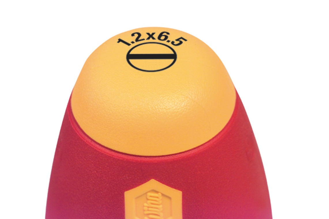 Wiha Schraubendreher 3201 slimFix VDE isoliert Schlitz 3,5 mm, 100 mm Klinge
