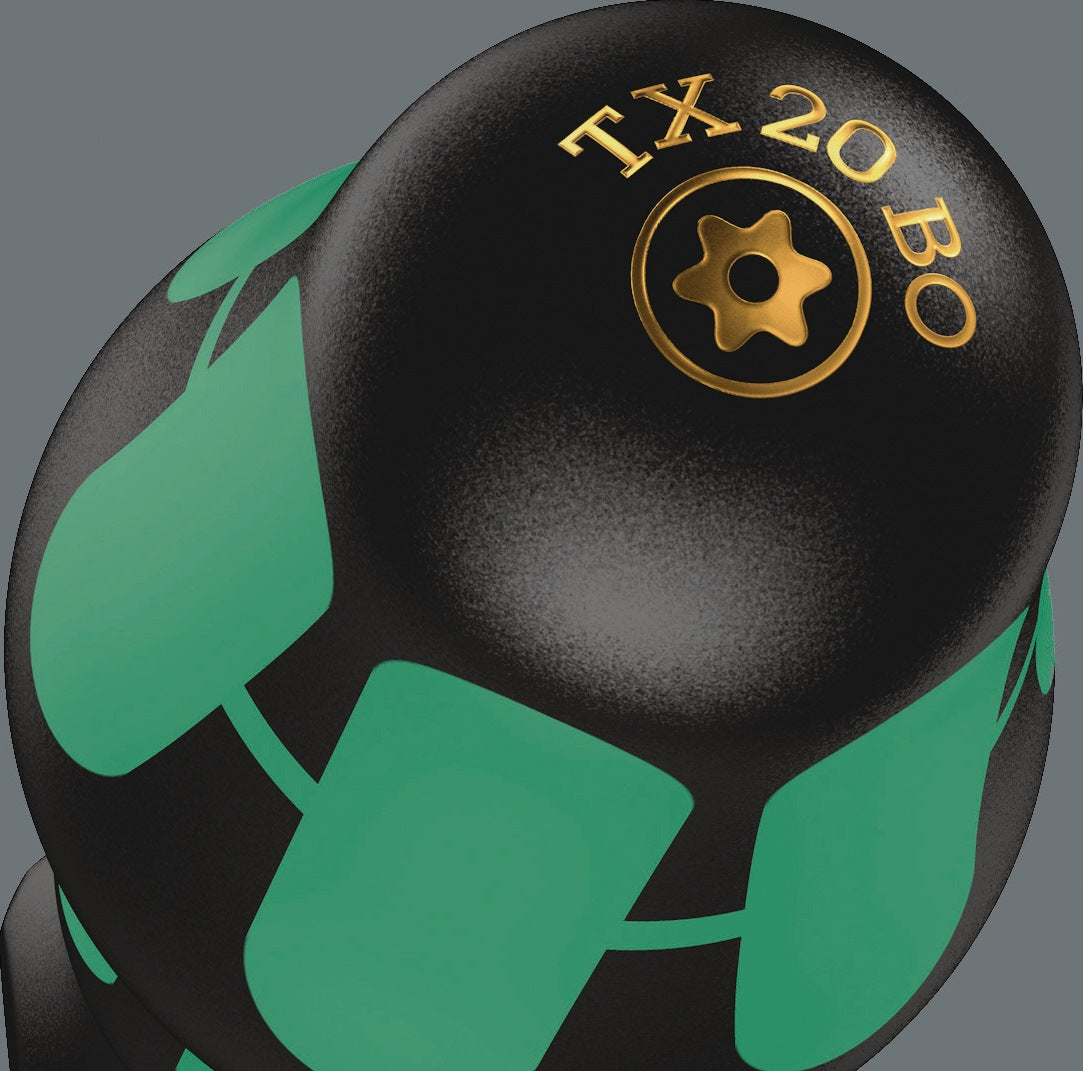 WERA Schraubendreher 367 TORX BO T 10 mit 2K-Griff und BlackPoint-Spitze