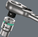 WERA Steckschlüsselsatz Zyklop Metal 29-tlg. 3/8 Zoll SW 8-19 mm mit 76-Zahn-Knarre