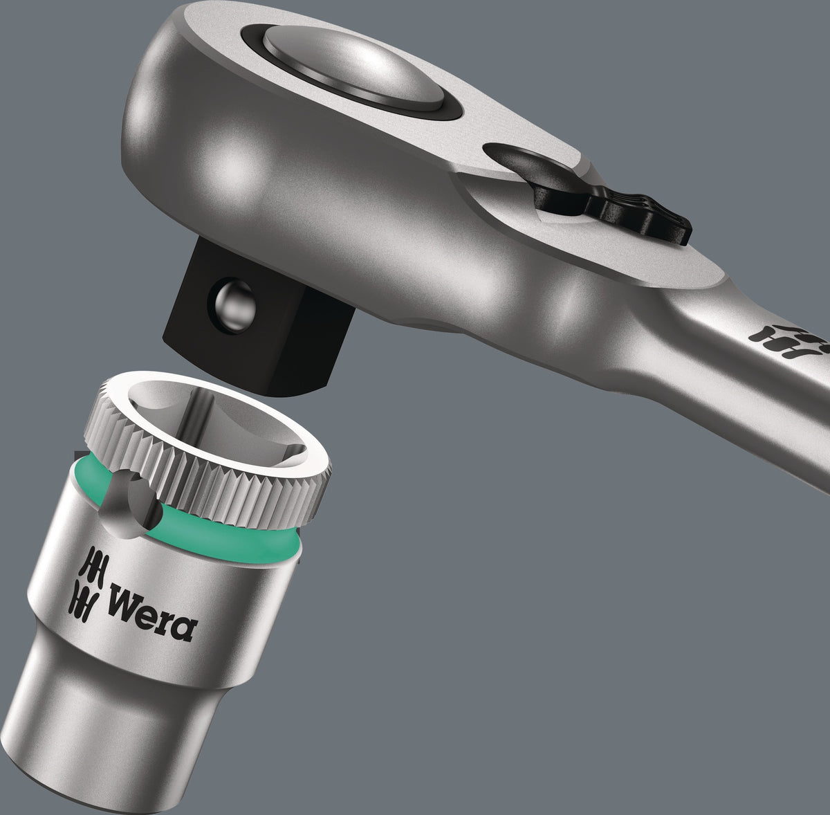 WERA Steckschlüsselsatz 8100 SA 7 Zyklop 28-tlg. 1/4 Zoll SW 5-13 mm mit 76-Zahn-Knarre