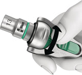 WERA Steckschlüsselsatz 8100 SA 6, 28-teilig, 1/4 Zoll, SW 5-13 mm, 72 Zähne