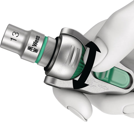 WERA Steckschlüsselsatz Zyklop Speed 28-tlg. 1/2 Zoll SW 10-19 mm 72 Zähne 6-Kant