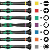 WERA Elektronik-Feinmechanik-Schraubendreher 2035, 3 mm Klinge, 80 mm, Kraftform-Micro-Griff