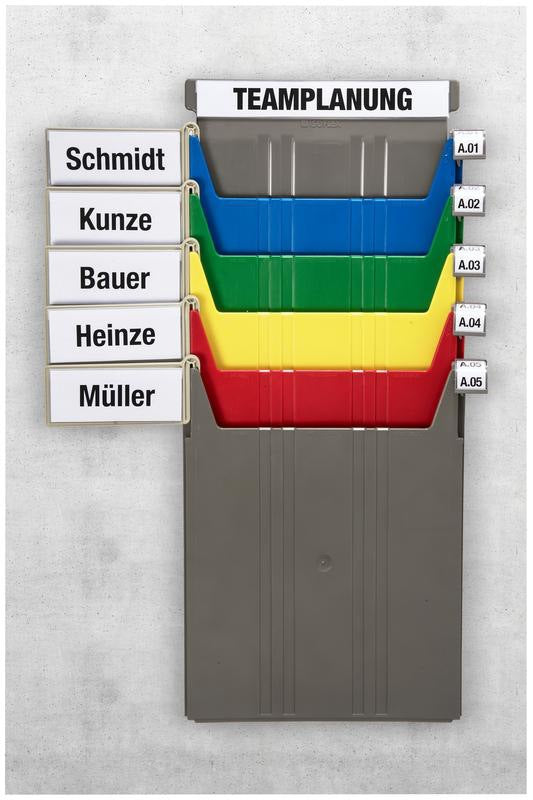 EICHNER Wandsortierer BIG Grundmodul hellgrau 262x115x345 mm – Flexibles Basis-Modul