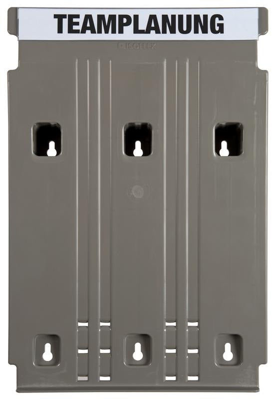 EICHNER Wandsortierer FLAT Grundmodul hellgrau 240x58x392 mm – Modularer Prospekthalter