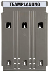 EICHNER Wandsortierer FLAT Grundmodul hellgrau 240x58x392 mm – Modularer Prospekthalter