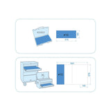 KING TONY Profi-Werkzeuge - 1/4" 6-Kant Steckschlüssel-Set, Zoll, mit Zubehör - 44 tlg. 2544SRE