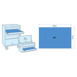 KING TONY Profi-Werkzeuge - 1/2" Steckschlüssel-Set, metrisch, EVAWAVE - 84 tlg. 94584MRE
