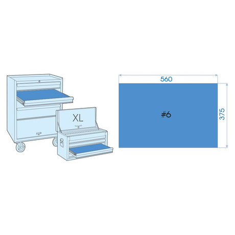 KING TONY Profi-Werkzeuge - Module mousse + PP  12 pinces 990212GPE