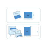 KING TONY Profi-Werkzeuge - Inbus-, TORX®-Steckschlüssel und Bit-Set, EVAWAVE 991161CQE