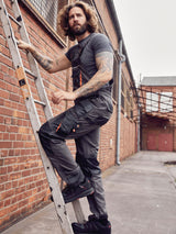 TERRATREND Latzhose Terratrend Job Gr.48 dunkelgrau/schwarz – Robust & Praktisch