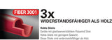 POLET Dunggabel 4 Zinken 320 mm Fiberglas Stiel 3001 rot – 1630 g