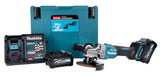 Makita Akku-Winkelschleifer – 40V max., inkl. MAKPAC, Ladegerät & 2x 4,0 Ah Akkus - GA005GM201