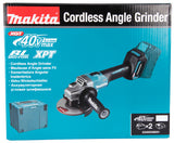 Makita Akku-Winkelschleifer – 40V max., inkl. MAKPAC, Ladegerät & 2x 4,0 Ah Akkus - GA005GM201