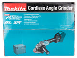 Makita Akku-Winkelschleifer – 40V max., inkl. MAKPAC, Ladegerät & 2x 4,0 Ah Akkus - GA005GM201