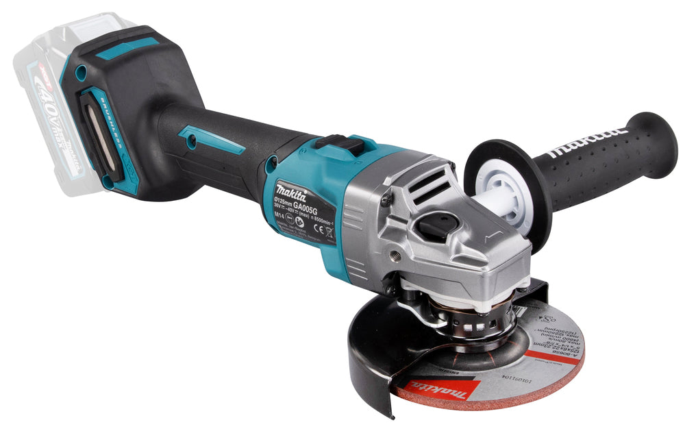 Makita Akku-Winkelschleifer – 40V max., Solo (ohne Akku & Ladegerät) - GA005GZ