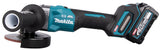 Makita Akku-Winkelschleifer – 40V max., inkl. MAKPAC, Ladegerät & 2x 4,0 Ah Akkus - GA005GM201