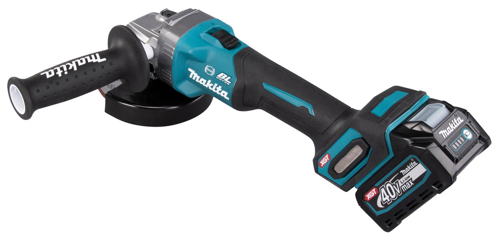 Makita Akku-Winkelschleifer – 40V max., inkl. MAKPAC, Ladegerät & 2x 4,0 Ah Akkus - GA005GM201