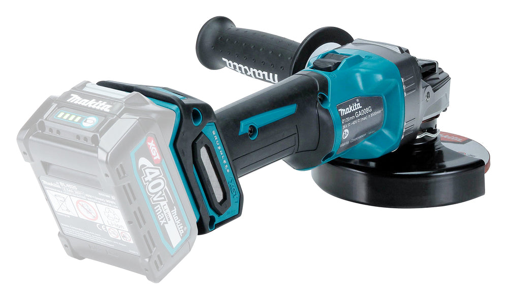 Makita Akku-Winkelschleifer – 40V max., Solo (ohne Akku & Ladegerät) - GA008GZ