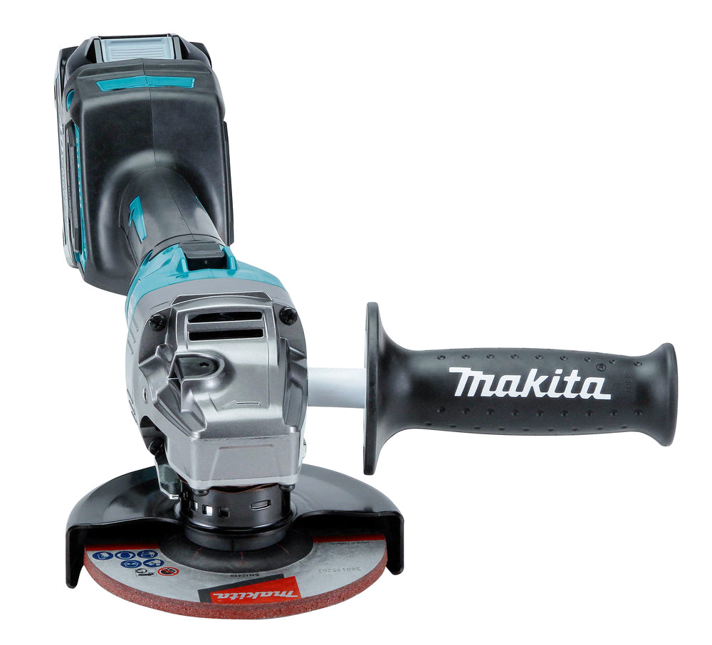 Makita Akku-Winkelschleifer – 40V max., inkl. MAKPAC, Ladegerät & 2x 4,0 Ah Akkus - GA008GM201
