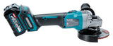 Makita Akku-Winkelschleifer – 40V max., inkl. MAKPAC, Ladegerät & 2x 4,0 Ah Akkus - GA008GM201