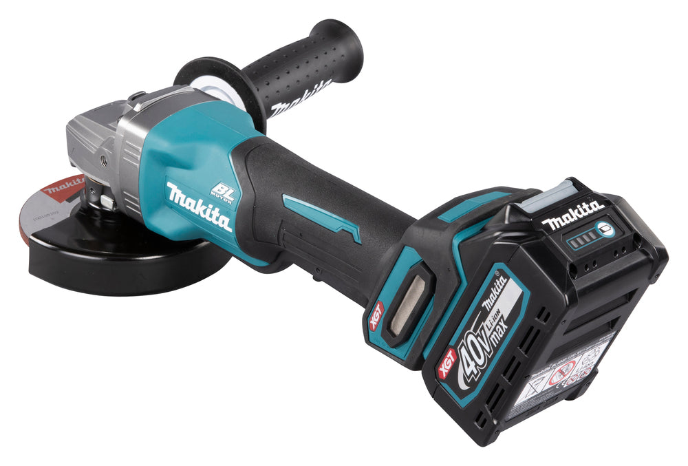 Makita Akku-Winkelschleifer – 40V max., inkl. MAKPAC, Ladegerät & 2x 4,0 Ah Akku - GA016GM201