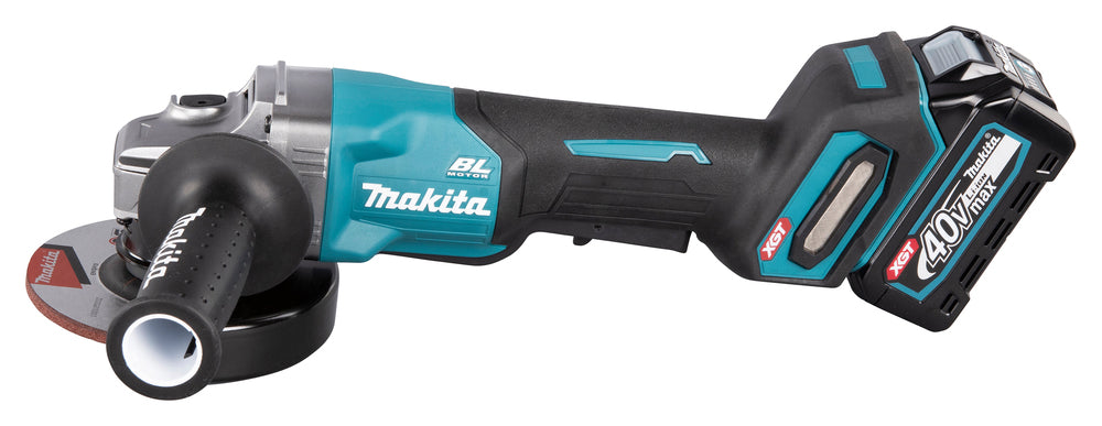 Makita Akku-Winkelschleifer – 40V max., inkl. MAKPAC, Ladegerät & 2x 4,0 Ah Akku - GA016GM201