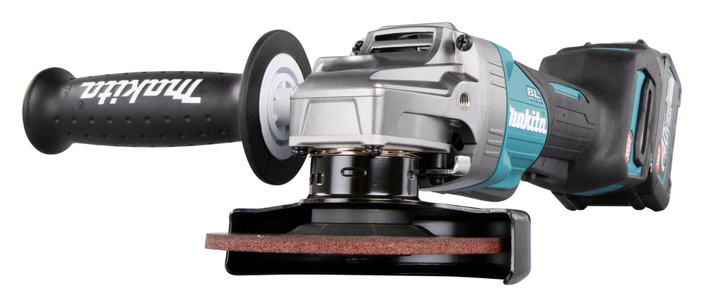 Makita Akku-Winkelschleifer – 40V max., inkl. MAKPAC, Ladegerät & 2x 4,0 Ah Akku - GA016GM201