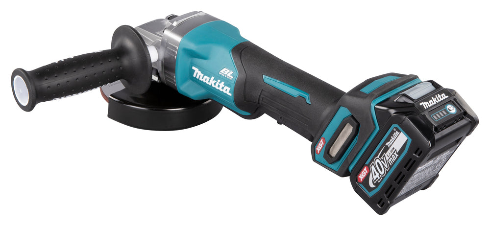 Makita Akku-Winkelschleifer – 40V max., inkl. MAKPAC, Ladegerät & 2x 4,0 Ah Akku - GA016GM201