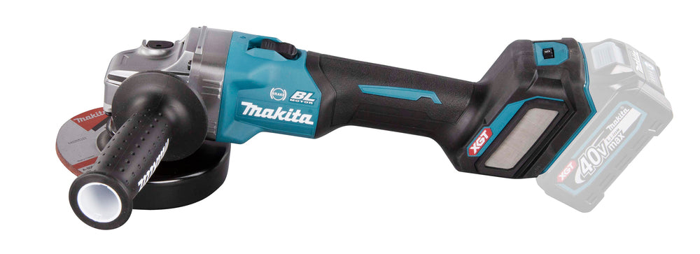 Makita Akku-Winkelschleifer – 40V max., ohne Akku & Ladegerät, mit AFT & AWS - GA023GZ