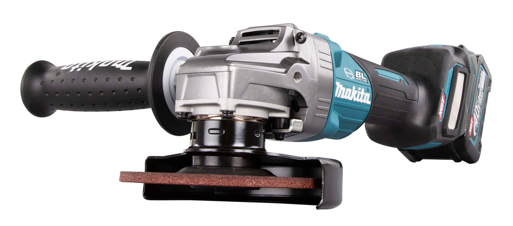 Makita Akku-Winkelschleifer – 40V max., inkl. Ladegerät & 2x Akku BL4040 4,0 Ah - GA023GM201