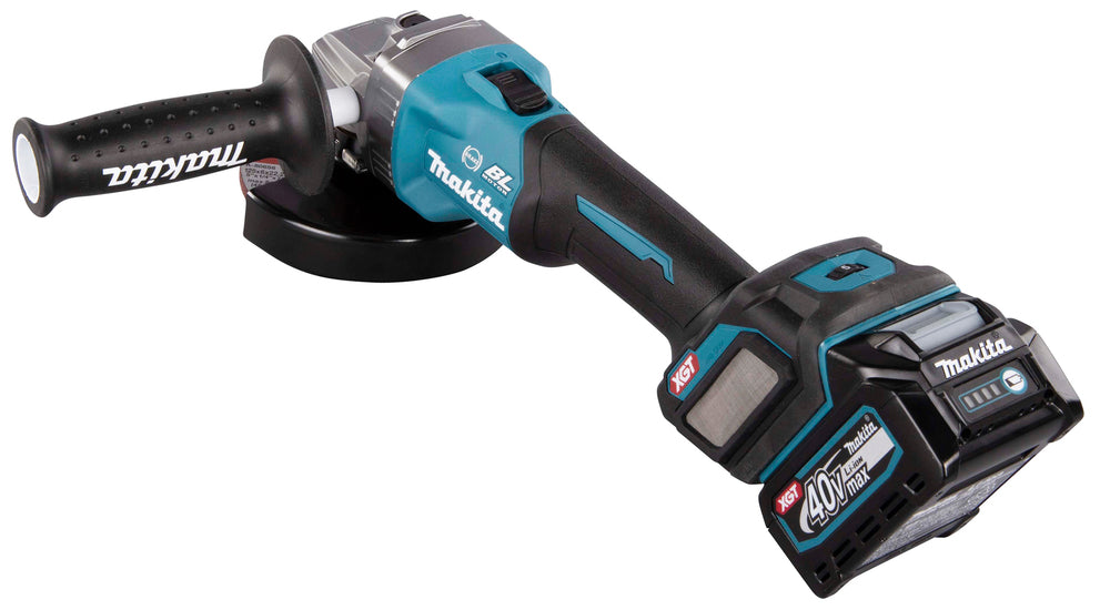 Makita Akku-Winkelschleifer – 40V max., inkl. Ladegerät & 2x Akku BL4040 4,0 Ah - GA023GM201