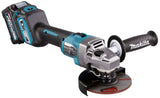 Makita Akku-Winkelschleifer – 40V max., inkl. Ladegerät & 2x Akku BL4040 4,0 Ah - GA023GM201