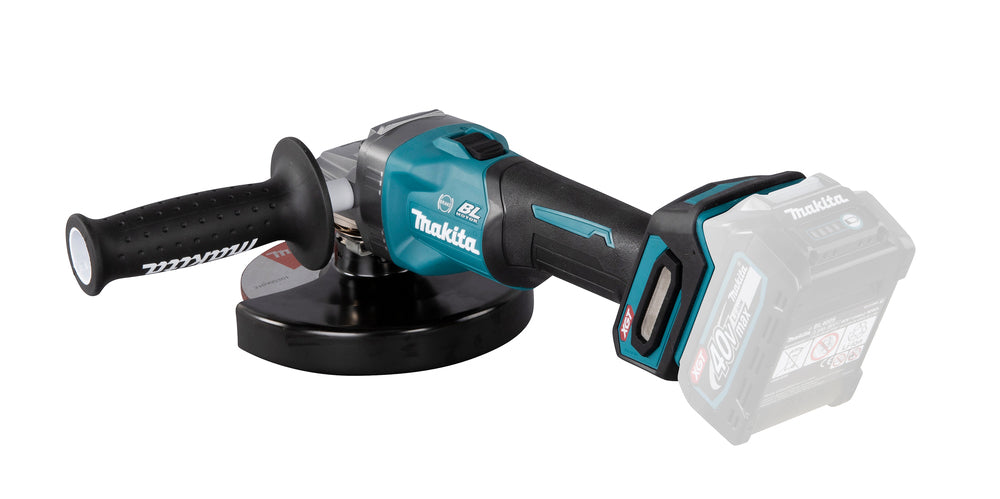 Makita Akku-Winkelschleifer – 40V max., mit Schiebeschalter, AFT & XPT - GA035GZ