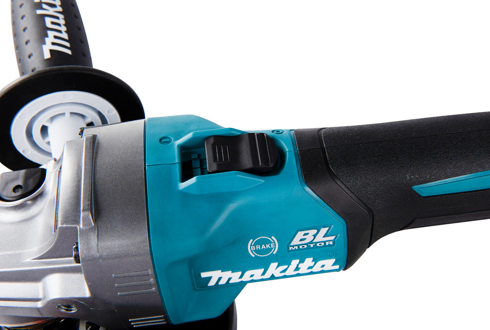 Makita Akku-Winkelschleifer – 40V max., mit Schiebeschalter, AFT & XPT - GA035GZ