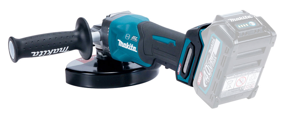 Makita Akku-Winkelschleifer – 40V max., mit Paddelschalter, AFT & XPT - GA036GZ