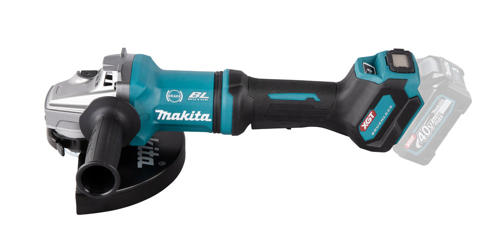 Makita Akku-Winkelschleifer – 40V max., 230 mm Scheiben, mit AWS, AFT & XPT - GA038GZ