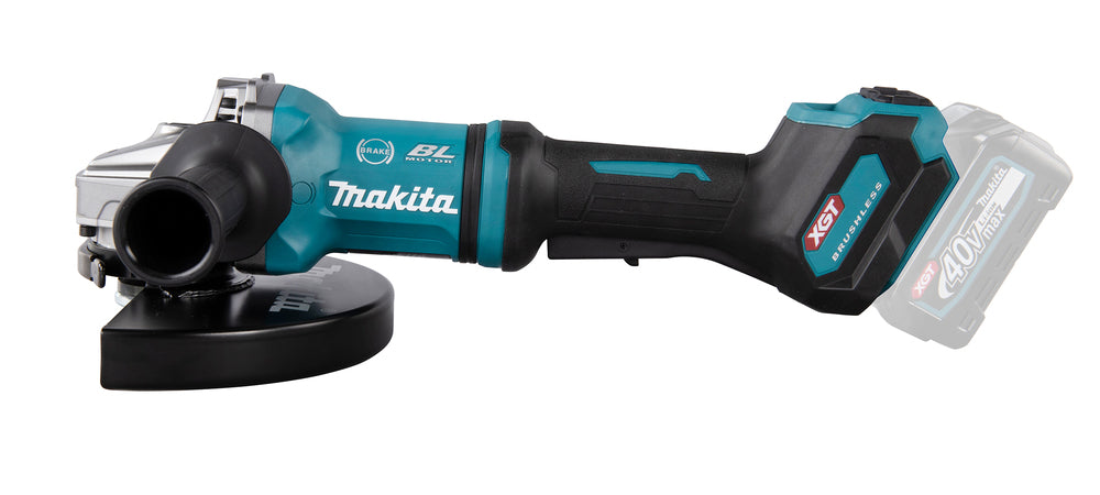 Makita Akku-Winkelschleifer – 40V max., 230 mm Scheiben, mit AWS, AFT & XPT - GA038GZ