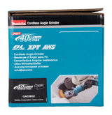 Makita Akku-Winkelschleifer – 40V max., 230 mm Scheiben, mit AWS, AFT & XPT - GA038GZ