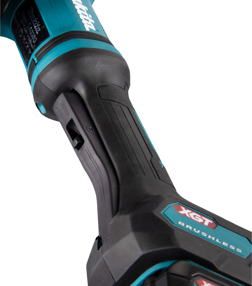 Makita Akku-Winkelschleifer – 40V max., 230 mm, mit AWS, AFT & XPT - GA038GT201